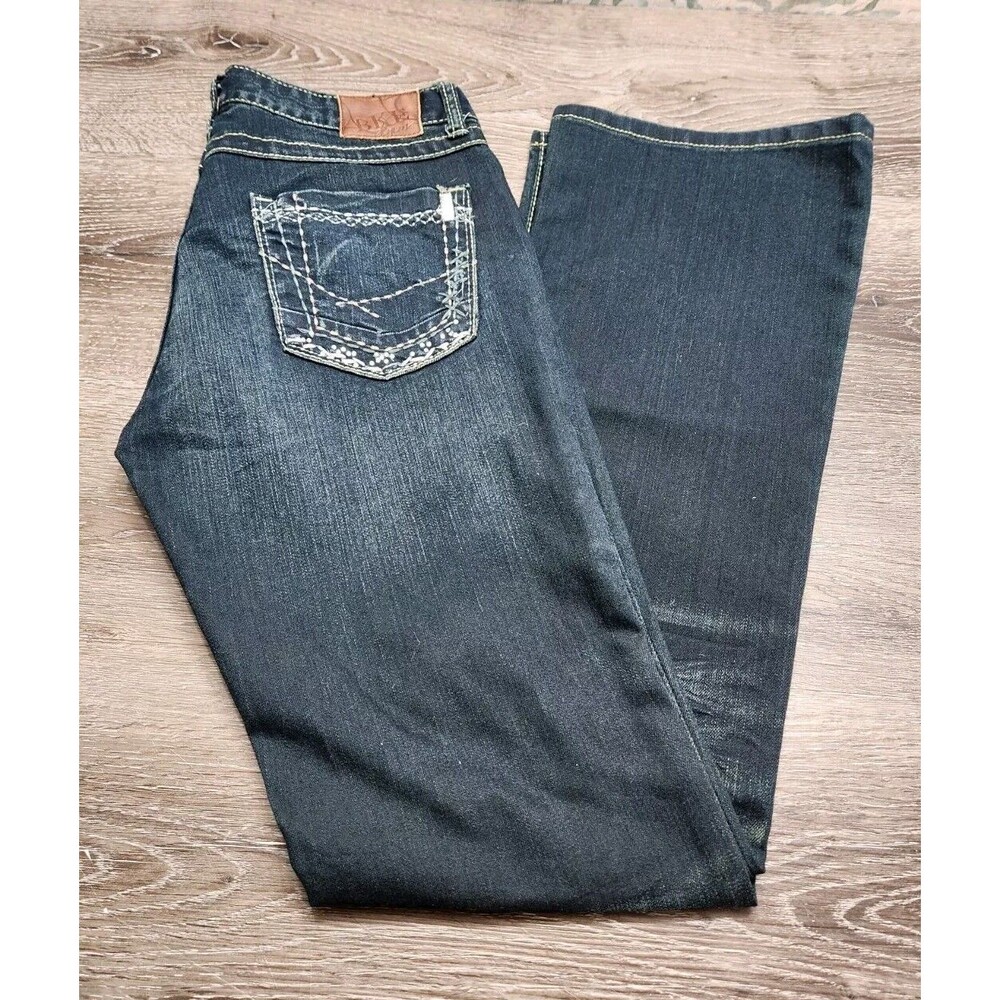 BKE Jeans Womens 29×33.5 Culture Boot Cut Low Rise Blue Denim